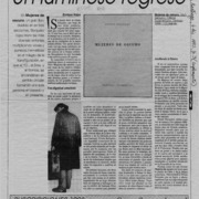 Un luminoso regreso  [artículo] Enrique Volpe.