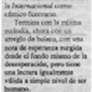Esperanza en ristre