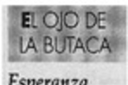 Esperanza en ristre