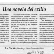 Una novela del exilio  [artículo] Rodrigo Cánovas.