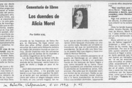 Los duendes de Alicia Morel  [artículo] Sara Vial.