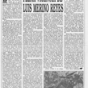 Plena vigencia de Luis Merino Reyes  [artículo] Mario Ferrero.