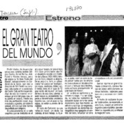 El gran teatro del mundo  [artículo] Leopoldo Pulgar.