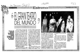 El gran teatro del mundo  [artículo] Leopoldo Pulgar.