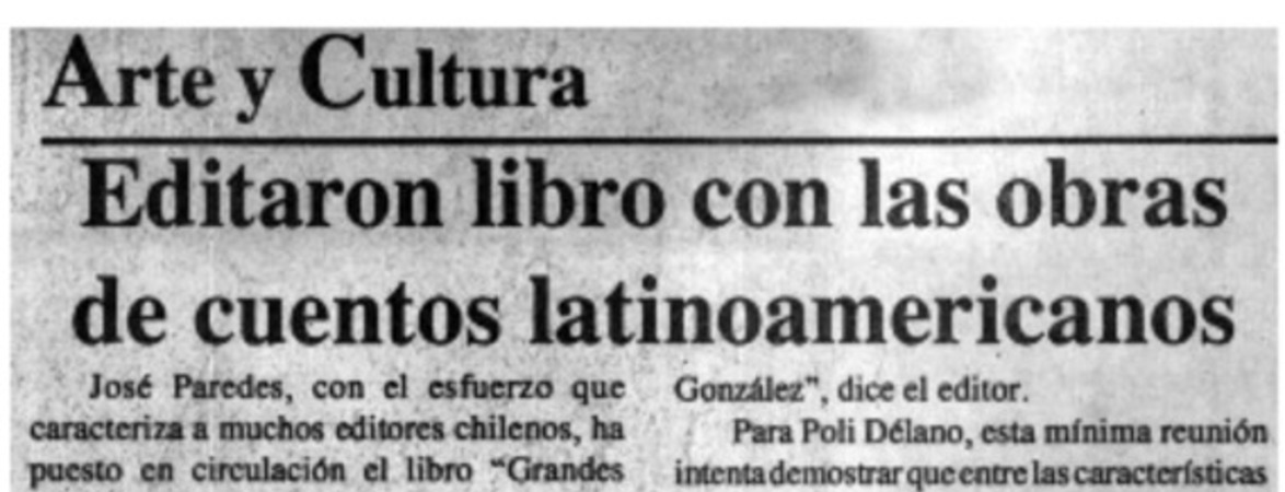 Editaron libro con las obras de cuentos latinoamericanos