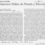 Francisco Núñez de Pineda y Bascuñán  [artículo] C. R. I.
