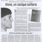 Alone, un cacique solitario