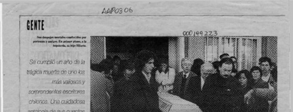 Alfonso Alcalde, desamparado literario