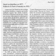 Francisco Contreras  [artículo] C. R. I.