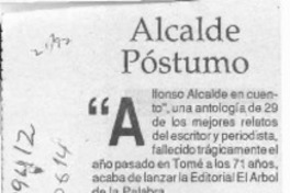 Alcalde póstumo  [artículo].