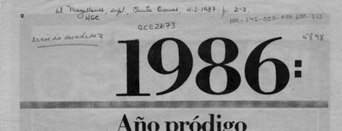 1986, año pródigo en centenarios olvidados
