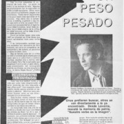 Ramón Griffero, un peso pesado  [artículo].
