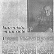 Entrevista en un acto