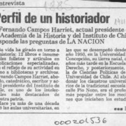 Perfil de un historiador  [artículo].