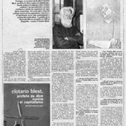 Pensamiento de Clotario Blest postula inserción de la Iglesia en el pueblo  [artículo] Maura Brescia.