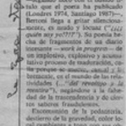 Noticias de Claudio Bertoni