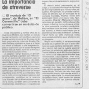La importancia de atreverse