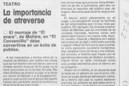 La importancia de atreverse