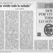 Doy por vivido todo lo sonãdo  [artículo] Alfonso Herrera.