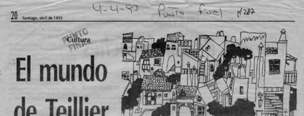 El mundo de Teillier  [artículo] Jaime Valdivieso.
