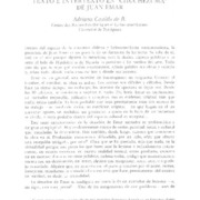 Texto e intertexto en "Chuchezuma" de Juan Emar