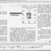 Alfonso Alcalde en cuento  [artículo] Hernán Poblete Varas.