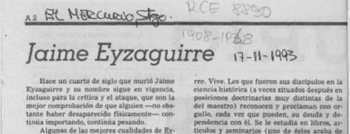 Jaime Eyzaguirre