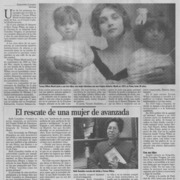 Libro recrea vida de Teresa Wilms Montt