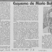 Esquema de Mario Bahamonde