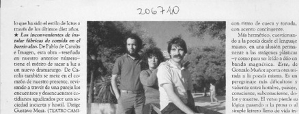 Poetas nuestros de cada día