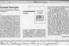 La corriente sumergida  [artículo] Antonio Avaria.