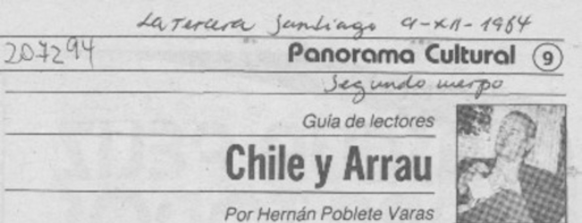 Chile y Arrau