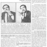 Chile y el exilio; dos mitades de silencio