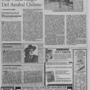 Una viuda alegre del arrabal chileno  [artículo] Antonio Avaria.