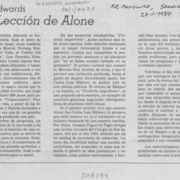 Una lección de Alone