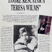 "Logré rescatar a Teresa Wilms Montt"