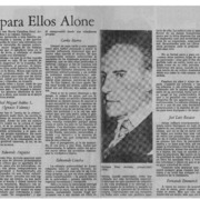 Quién fue para ellos Alone