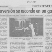 La Perversión se esconde en un galpón