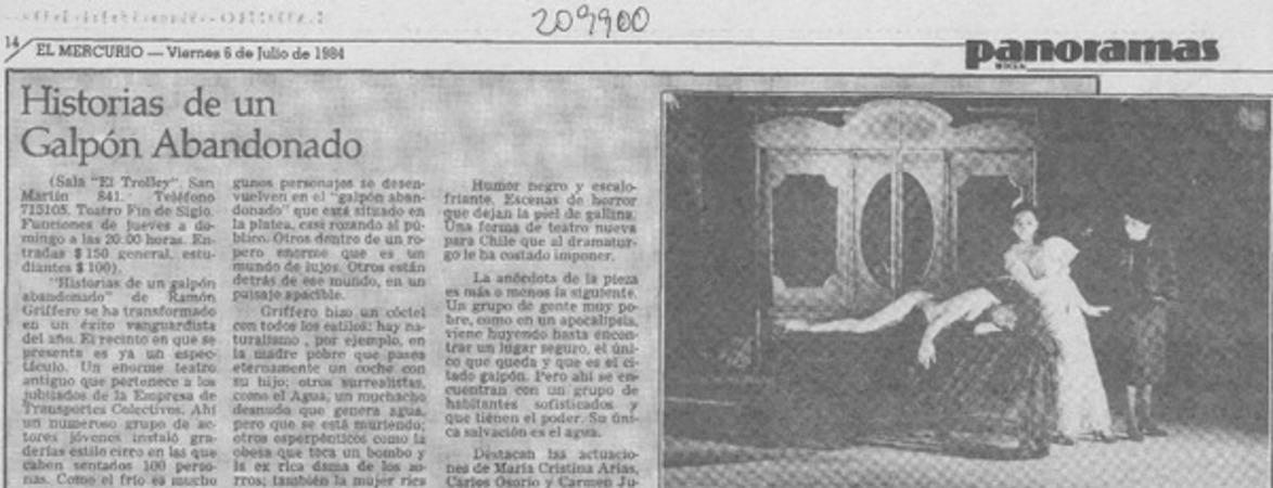 "Historias de un galpón abandonado"