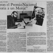 "Le dieron el Premio Nacional de Historia a un monje" : [entrevista]