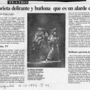Historieta delirante y burlona que es un alarde creativo  [artículo] Pedro Labra.