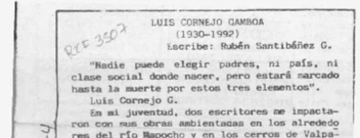 Luis Cornejo Gamboa