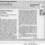 Cuentos folclóricos para niños  [artículo] M. P. M.