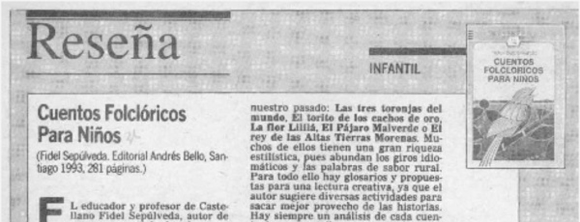Cuentos folclóricos para niños  [artículo] M. P. M.