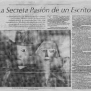 La secreta pasión de un escritor  [artículo] Paula Véliz G.