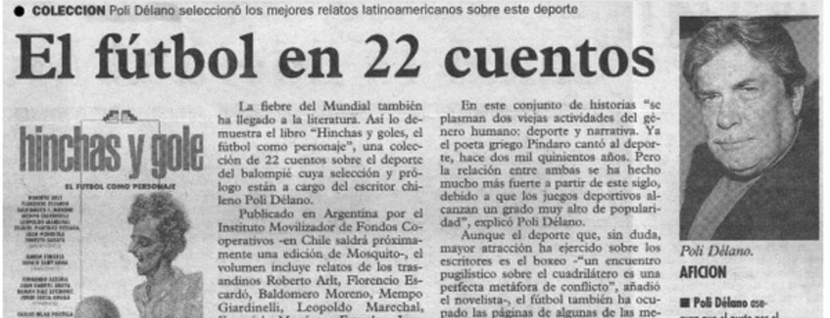 El Fútbol en 22 cuentos