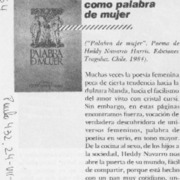 Firme y dulce como palabra de mujer