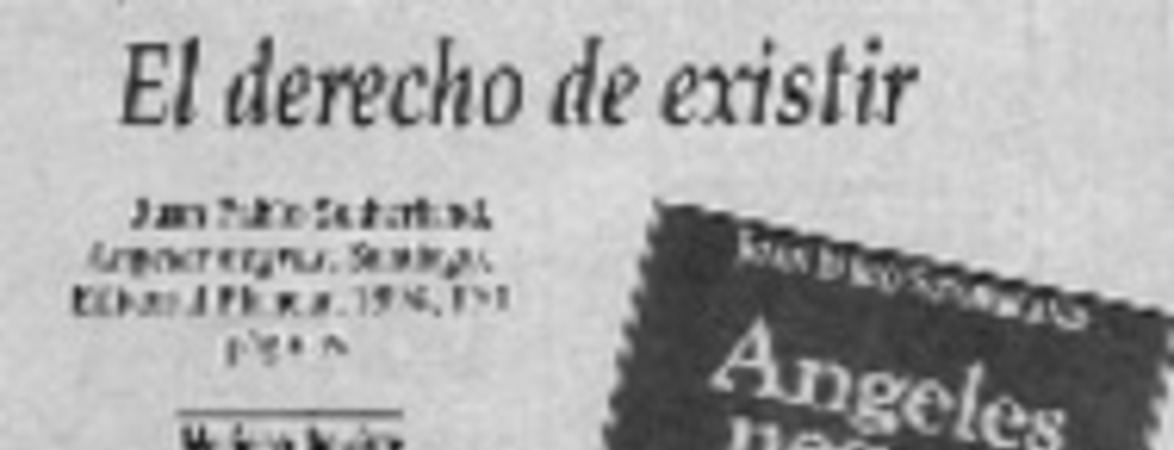 El derecho de existir