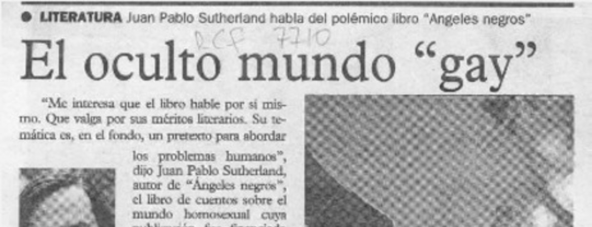 El Oculto mundo "gay"  [artículo].