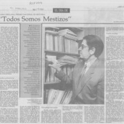 "Todos somos mestizos"